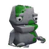 игрушка, покемон 95, зеленый робот, каменный голем, йоши супер марио 64