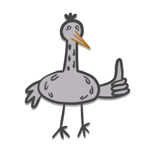 illustration of the goose