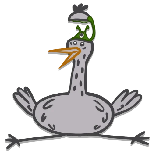 illustration of the goose
