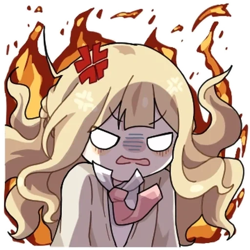 animación, arte de animación, imagen de animación, antonio imeti, danganronpa junko enoshima