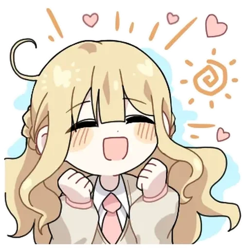 days, animation, cartoon cute, anime rozhitsa 3, anzu futaba chibi