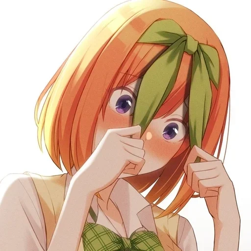 anime, arte anime, nakano yotsuba, personaggi anime, yotsuba five spose