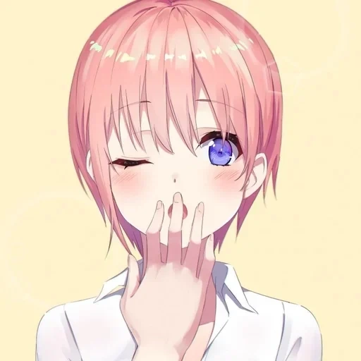 nakano ichi, anime girl, anime bilder, anime charaktere, gotoubun no hanayome