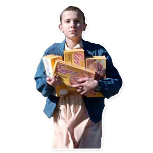 eleven, мальчик, вафли eggo, очень странные дела, stranger things eleven