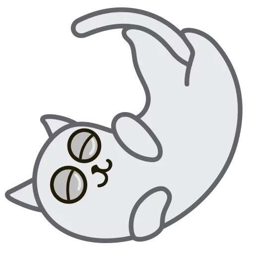 seal, cats and leopards, simon's cat, seal sticker, simon cat sticker