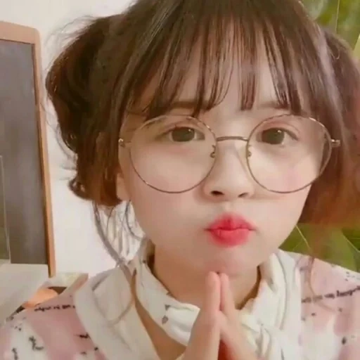 девушки кореянки, азиатские девушки, девушки корейские, korean girl ulzzang with glasses