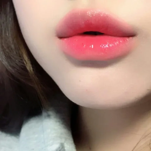 помада губы, губы корейские, губы без помады, корейский макияж губ, красивые губы без помады