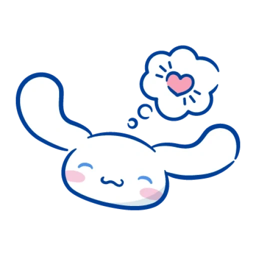 kawaii, cinnamoroll, cute cloud, cute drawings, kawaii effect