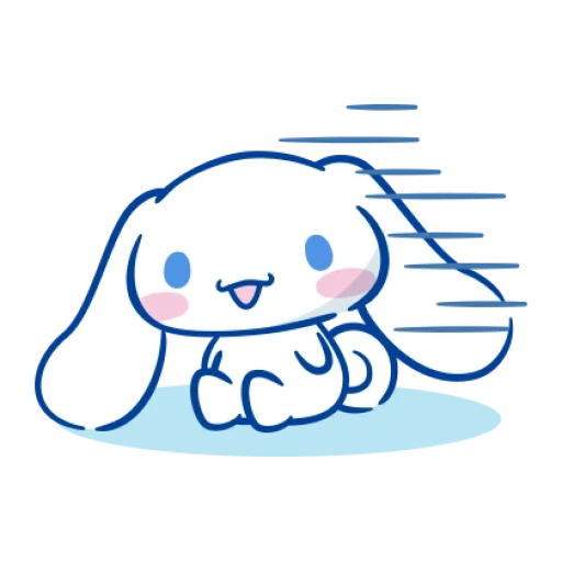 kawaii, cinnamoroll, cute drawings, rabbit cinnamoroll, lovely anime drawings