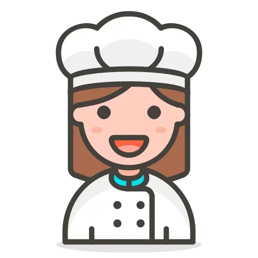 повар иконка, cooking chef, женщина повар, значок кондитера, значок повара пастель