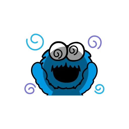 коржик, елмо стикеры элмо телеграмм, monster, cookie monster svg, куки монстр стикеры