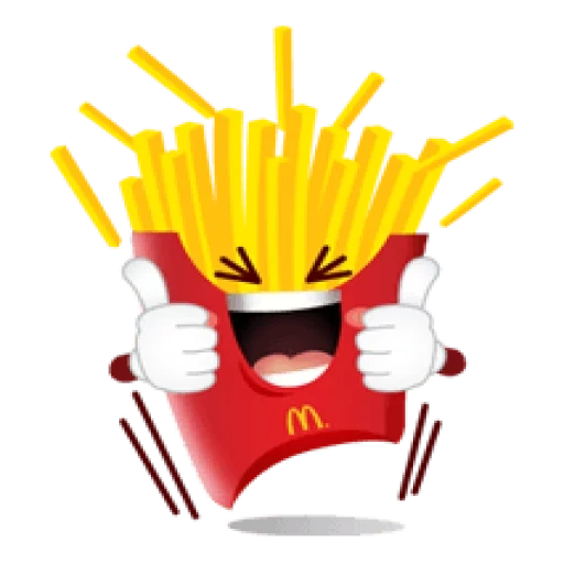 mcdonald, fries card, mcdonald stickers, stickers of magdonas, mcdonald's stickers