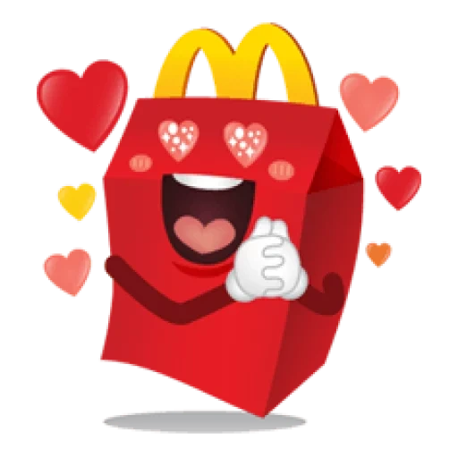 mil bahagia, mcdonald s, mcdonald's bahagia mil, stiker mcdonald's, mcdonald's bahagia mil