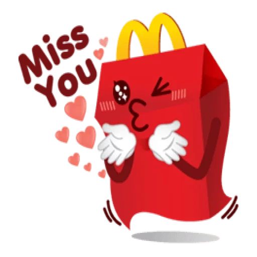 mil bahagia, mcdonald s, stiker mcdonald's, selamat mil mcdonald's, iklan bahagia mil mcdonald's