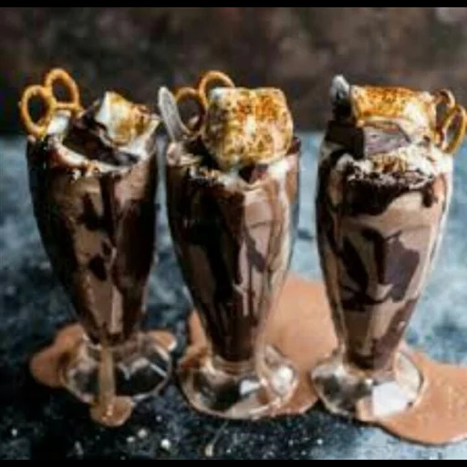 шоколадный шейк, кофейный милкшейк, шоколадный милкшейк, милкшейк карамель-шоколад, шоколадный молочный коктейль