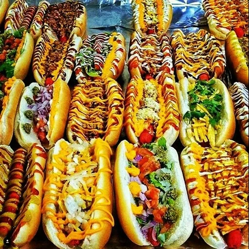 das essen, hot dog, hot dog, fast food, american hot dog
