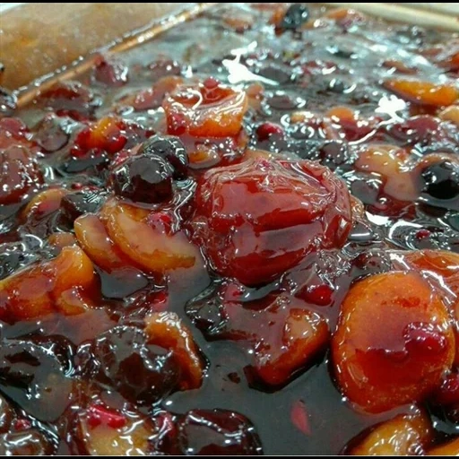 do you know, jam, the items on the table, dried plum jam, how are dried dates cooked
