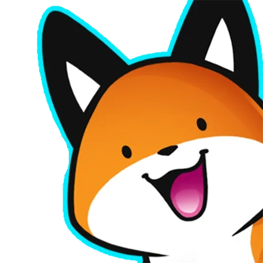 raposa, fox estúpida, o logotipo do canal da raposa