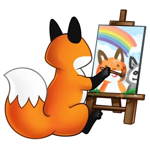 fox, animación, gente, estúpido cómic de zorro