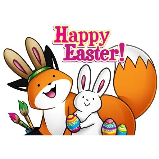 ostern für den fuchs, happy rabbit, happy rabbit, happy easter, happy easter wishes