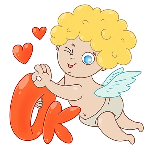 cupid, amor angel, das cupid-muster, cartoon cherub, valentinstag