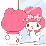 kitty, my melody, anime cute, anime cute drawings, onegai my melody drawing