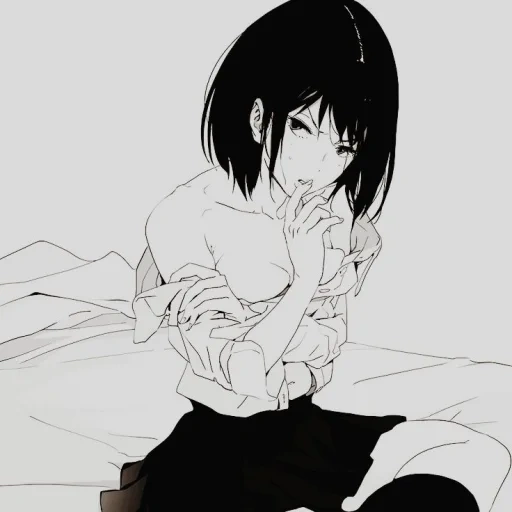 figura, animação de quadrinhos, papel de animação, cartum de anime garota, kanojo wa rokurokubi