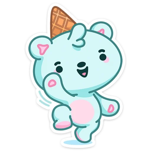 un giocattolo, delizioso, bt21 koya baby, adesivi pikmi pops