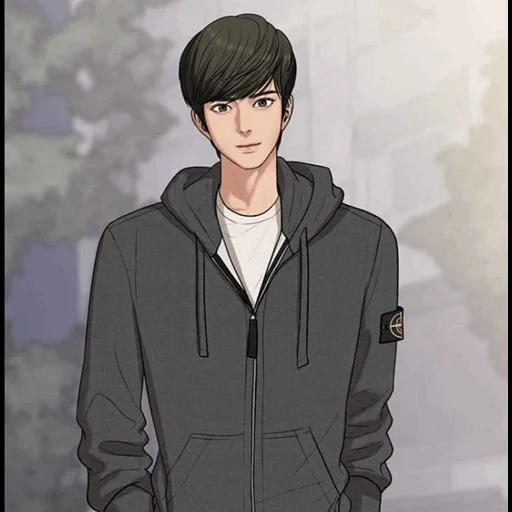 suho lee, anime boy, it's beautiful and plain, suho lee is beautiful, manhua's beauty is dry