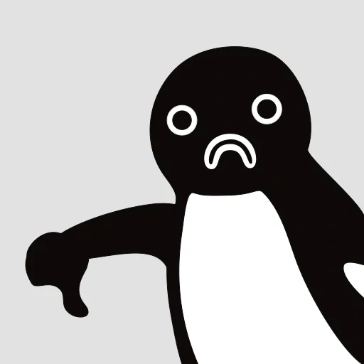 pingu, темнота, penguin, пингвин, эмодзи пингвин