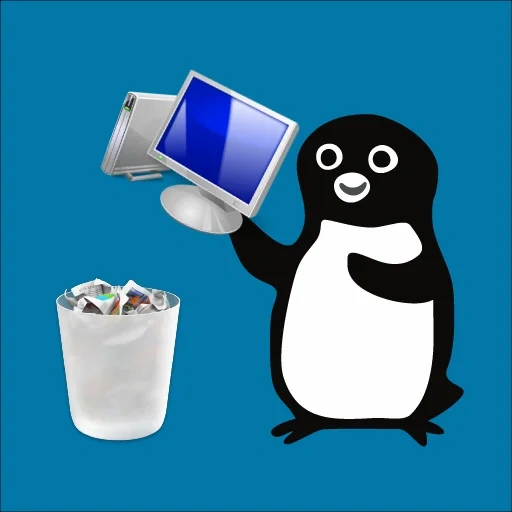 pantalla, penguin, penguin, penguin expresión, pingüino silueta