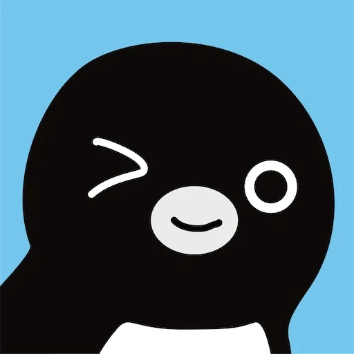 bild, pinguin, illustration, suica penguin