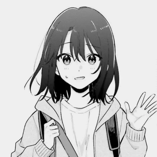 manga, picture, anime manga, nimiy anime, anime girls with short hair