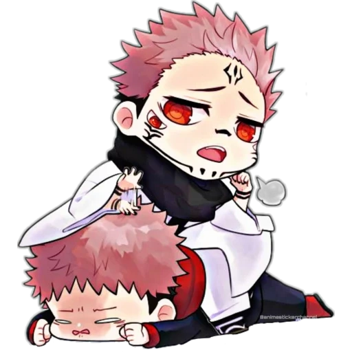 lovely anime, itadori chibi, anime drawings, anime characters, kirishima eijiro bakugou katsuki