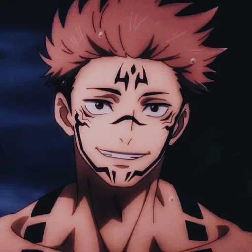 anime, jujutsu, itadori yuji, jujutsu kaisen, battaglia magica di sukuna