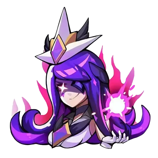 the syndra, guard of the stars, league legends, league of legends emoticons, star guard sindra