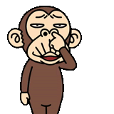 monyet, monkey 2d, pola monyet, animasi monyet, kera gila gratis