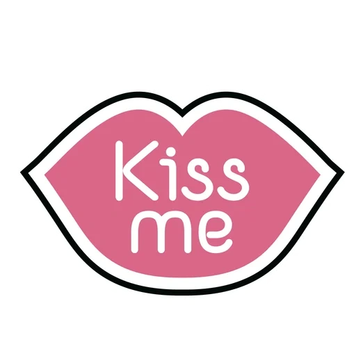 kiss me, стикеры для whatsapp, kiss you надпись, irish поцелуй, digital kiss