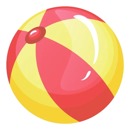 bola, penjepit bola, beach ball, klip caddy, bola kuning merah