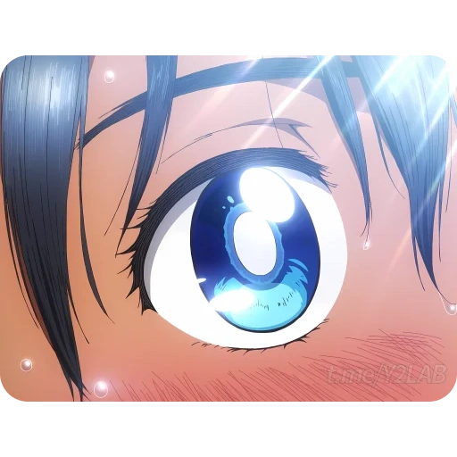 аниме, глаза аниме, sankaku complex, summertime render, радужные глаза аниме