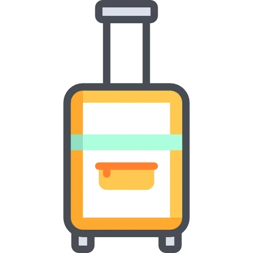 чемодан флэт, дизайн иконка, иконка чемодан, чемодан клипарт, пиктограмма чемодан