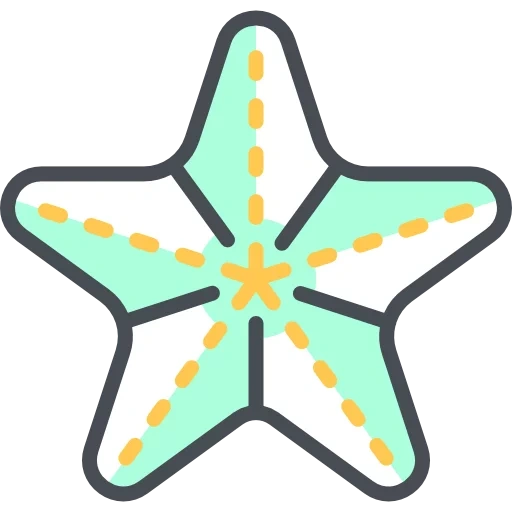 морская звезда, морская звезда иконка, морская звезда клипарт, морская звезда пиктограмма, пятиконечная морская звезда звезда