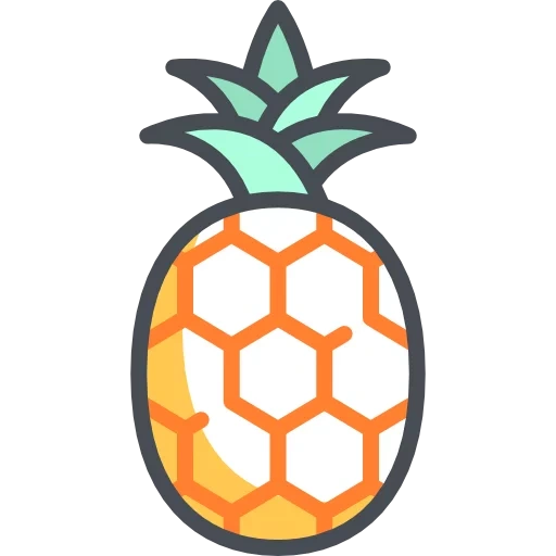 ананас, pineapple, ананас иконка, ананас 512x512, ярлык pineapple