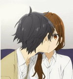 anime horimiya, anime horiya 2021, miyamura st, le baiser de l'anime horimiya, le baiser d'amour de horimiya miyamura