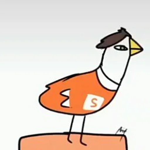 гусь, гусь птица, чайка вектор, смешная чайка рисунок, веселая чайка карикатура