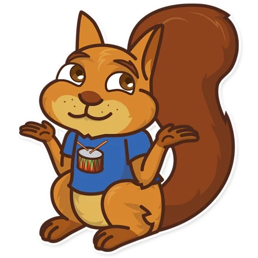 écureuils, écureuils, cartoon écureuil, écureuil de dessin animé