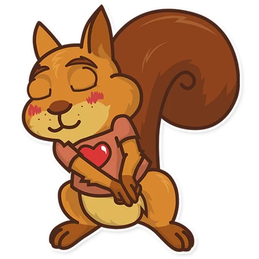 fox, écureuils, écureuils, squirrel sweetheart, écureuil ivre