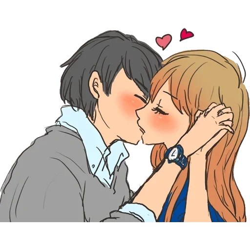 anime couples, lovely anime couples, anime pair drawing, anime cute drawings, drawings of anime love