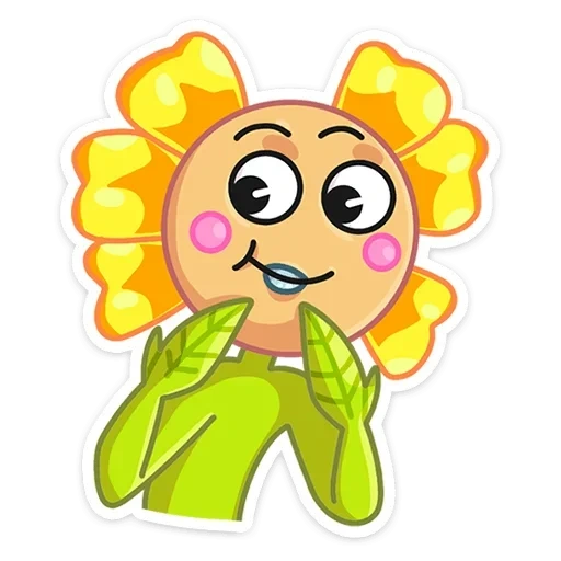 sonny, flowers, character, funny flower