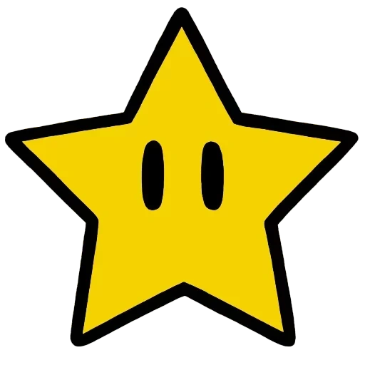 piñón, estrella mario, insignia estrella, estrellas amarillas, estrellas amarillas